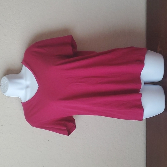 Armani Exchange A|X pink sz M v-neck top - Picture 1 of 8